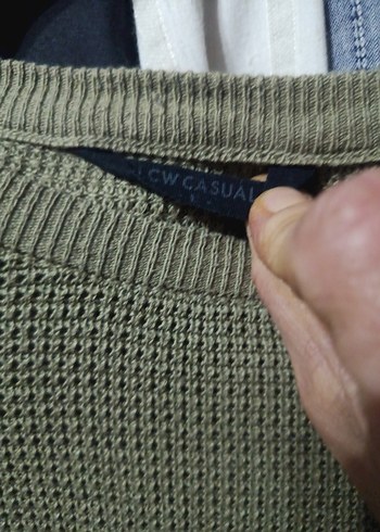 hakıErkek Triko Bisiklet Yaka Kazak - Görsel 5