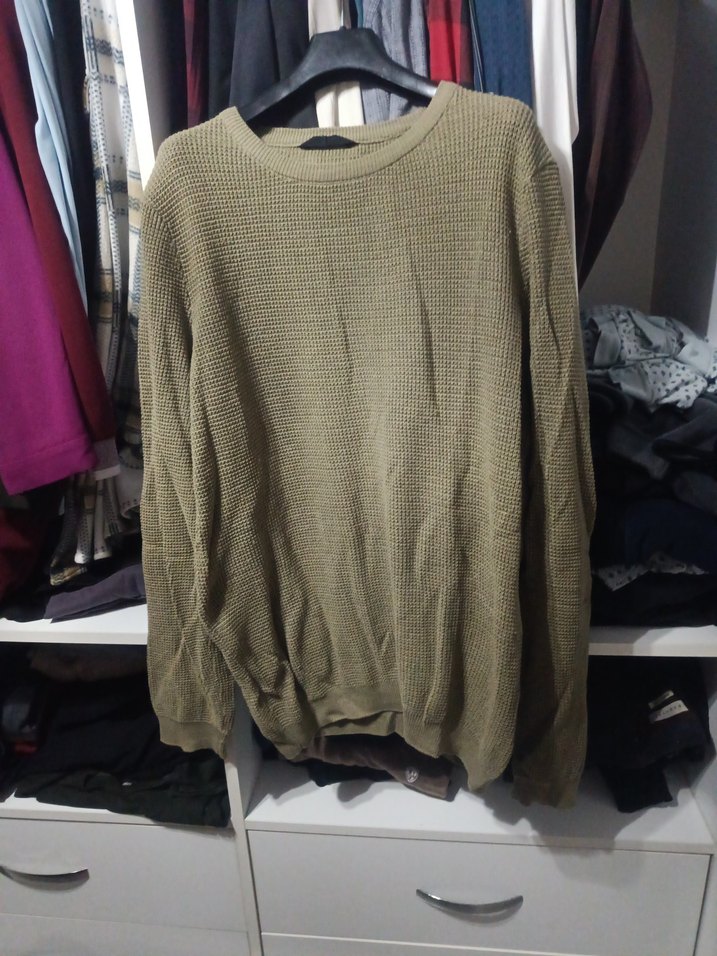 hakıErkek Triko Bisiklet Yaka Kazak - Görsel 2