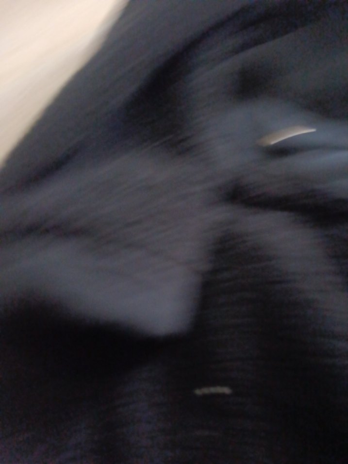 Siyah Uzun Kürklü Bol Kesim Kadın Kaban - Görsel 5