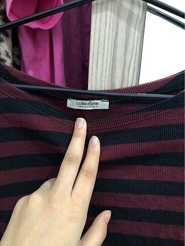 m Beden bordo Renk Bluz crop