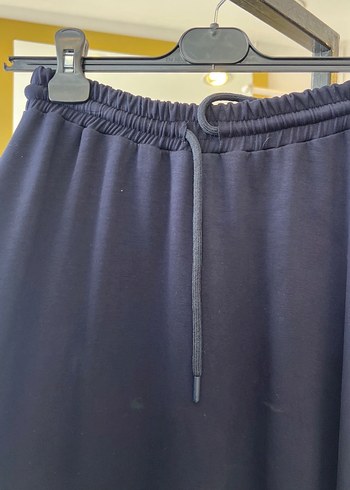 Moila kalın oysho kumaş Lacivert Kadın Uzun Salaş Etek - Görsel 2