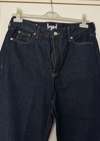 Kadın LacivertKot Pantolon - Görsel 4