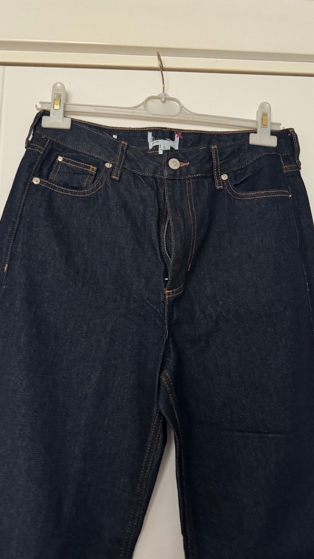 Kadın LacivertKot Pantolon - Görsel 4