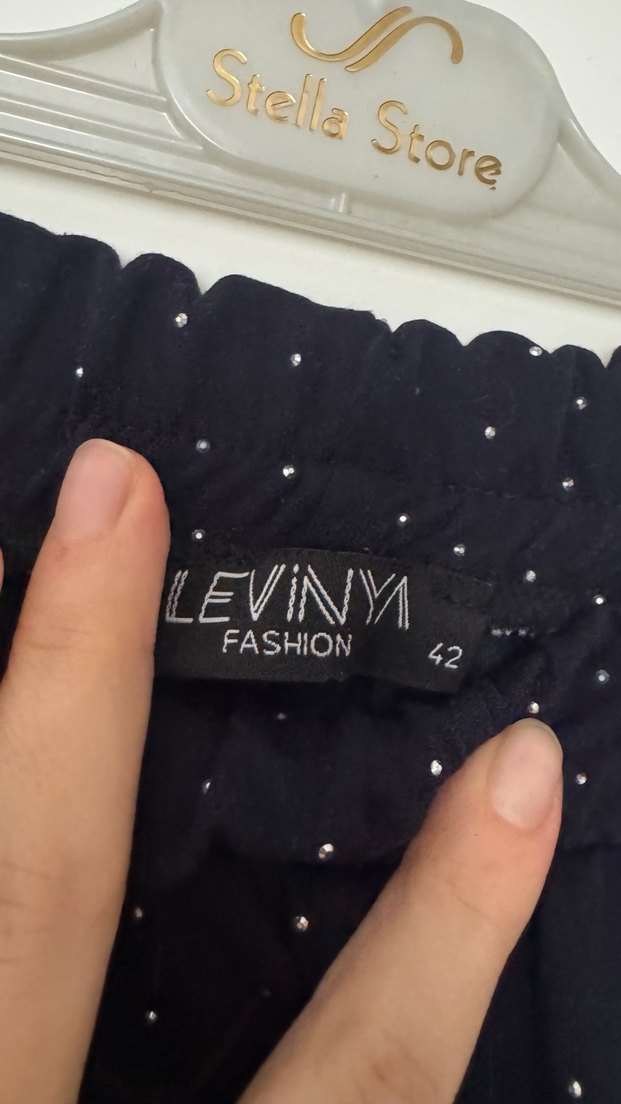 Lacivert taşlı oysho takım - Görsel 4