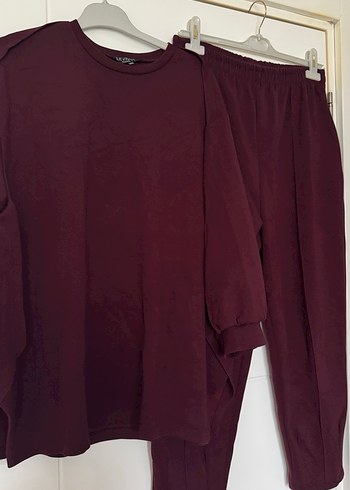 Bordo Kadın oysho  Eşofman Takımı - Görsel 5