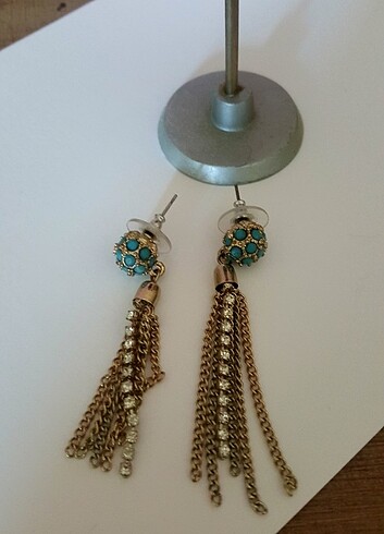 turkuaz tasli kupe - Görsel 3