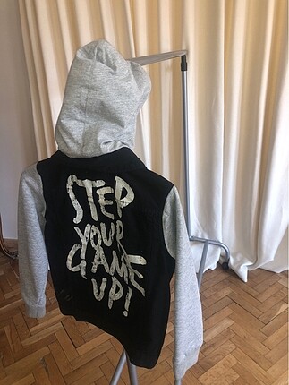 7 Yaş Beden gri Renk H&m çocuk kot-sweat ceket