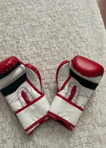 Kırmızı Erkek Boks Eldiveni Velcro - Görsel 2