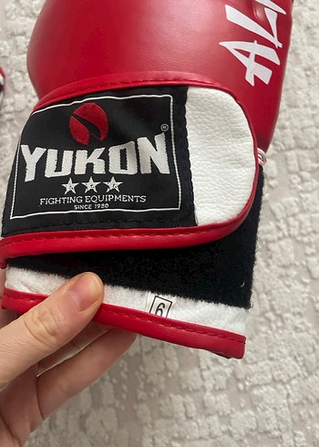 Kırmızı Erkek Boks Eldiveni Velcro - Görsel 5