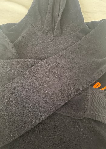 Kapüşonlu Siyah Erkek ÇocukSweatshirt - Görsel 2