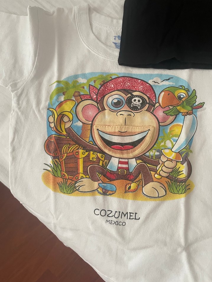 Baskılı Renkli Çocuk Tişörtü, Kısa Kollu - Görsel 2