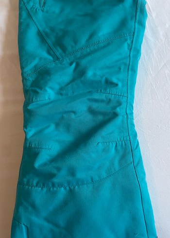 Çocuk Turkuaz Kayak Pantolonu, Ayarlanabilir Askılı - Görsel 7