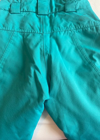 Çocuk Turkuaz Kayak Pantolonu, Ayarlanabilir Askılı - Görsel 5