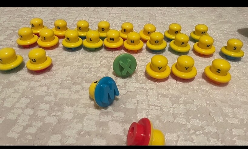 Play-doh harf hamur oyuncağı