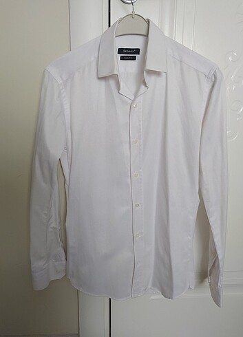 Slim fit beyaz gömlek