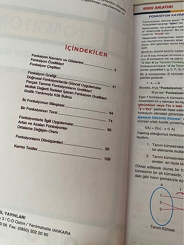 Adil matematik fonksiyonlar soru Fasikülü