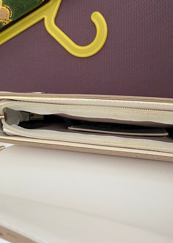 Beyaz Deri Kadın Çanta - Görsel 5