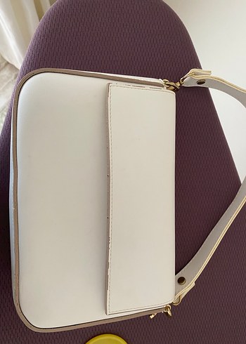 Beyaz Deri Kadın Çanta - Görsel 2