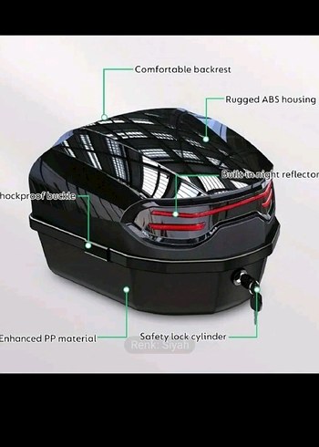 Motor Arka Çanta 35 Litre SIFIR - Görsel 3