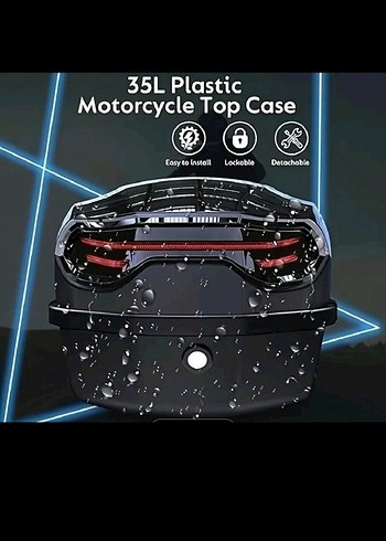 Motor Arka Çanta 35 Litre SIFIR - Görsel 5