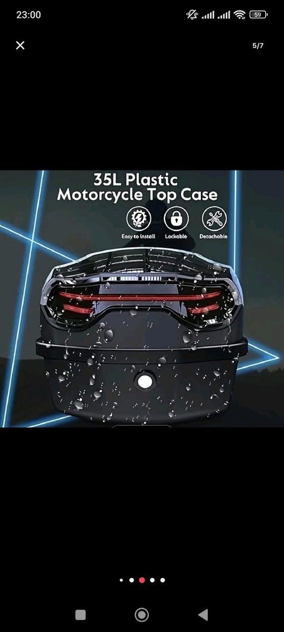 Motor Arka Çanta 35 Litre SIFIR - Görsel 5