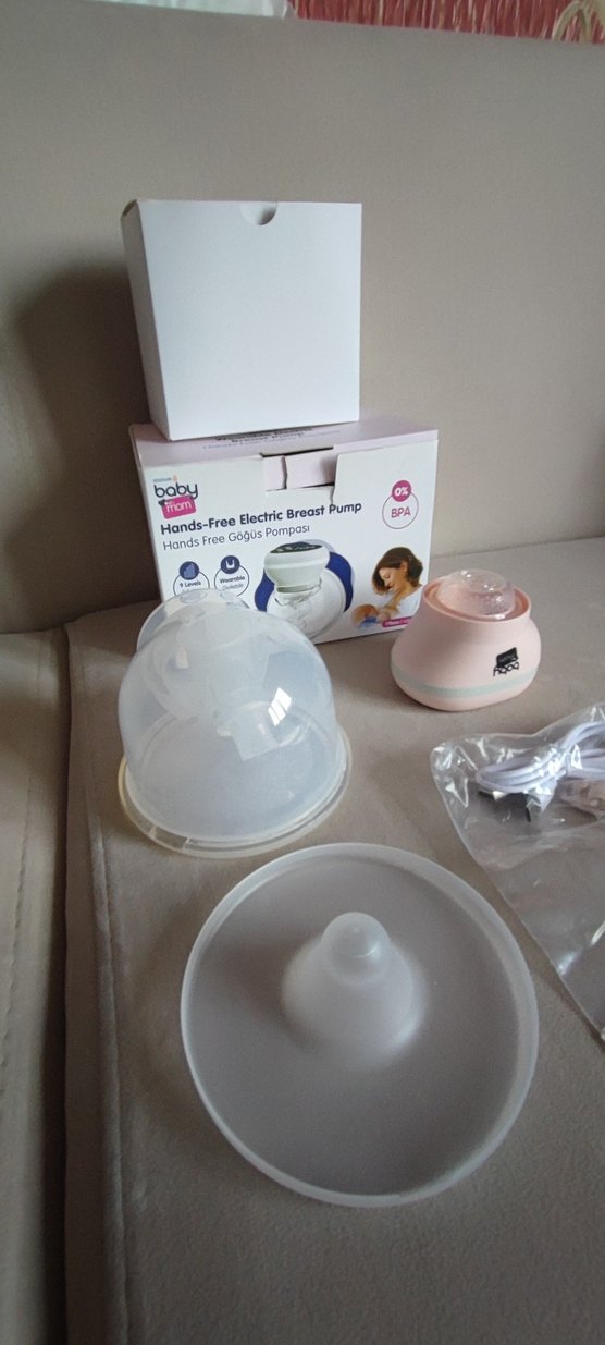 Pembe Elektrikli Göğüs Pompası - Görsel 2