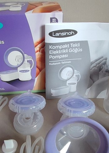 Lansinoh Süt Sağma ve Pompası ve Biberonu - Görsel 4