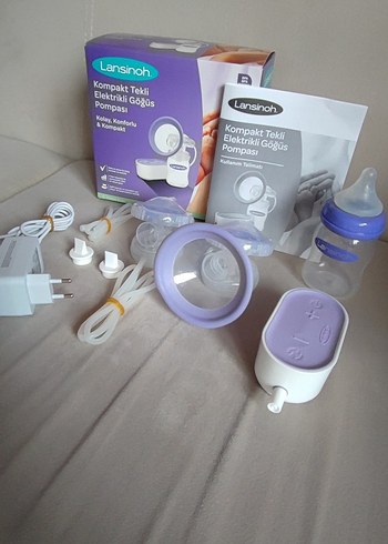 Lansinoh Süt Sağma ve Pompası ve Biberonu - Görsel 7