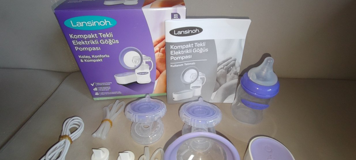 Lansinoh Süt Sağma ve Pompası ve Biberonu - Görsel 3