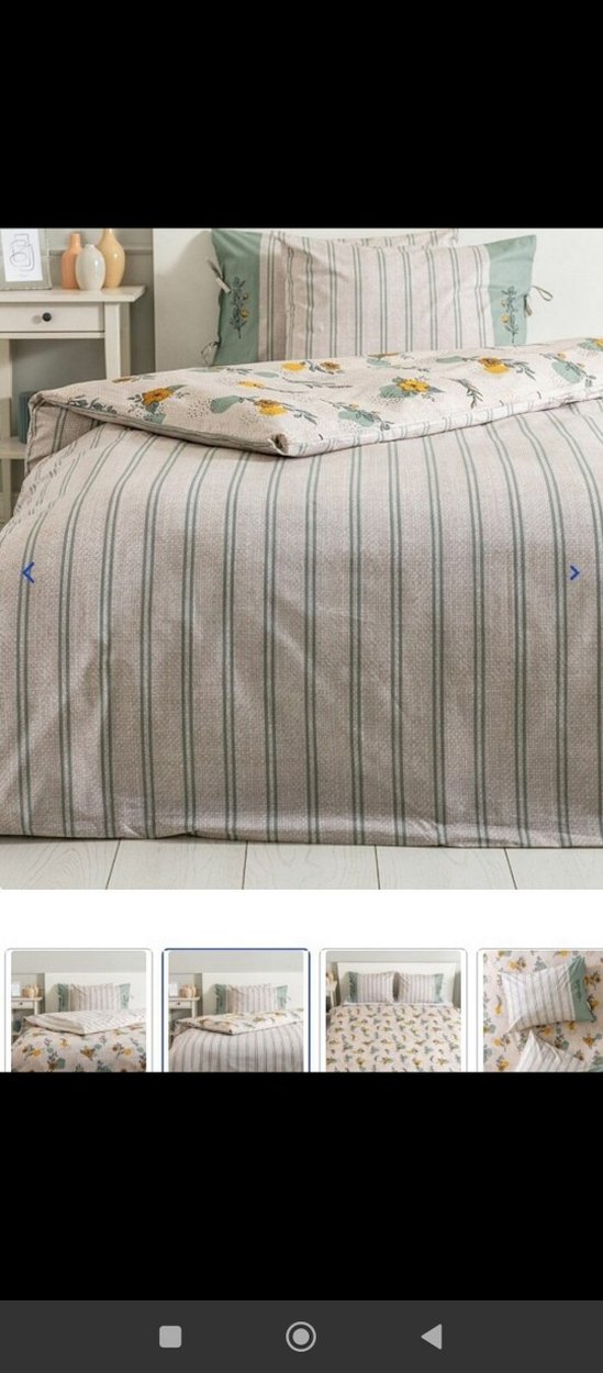 Pastel Çiçek Desenli Bej Nevresim Takımı - Görsel 4