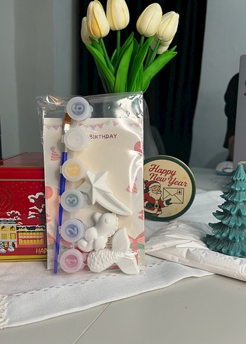 Denizaltı temalı Doğum Günü taş Boyama Seti - Görsel 2