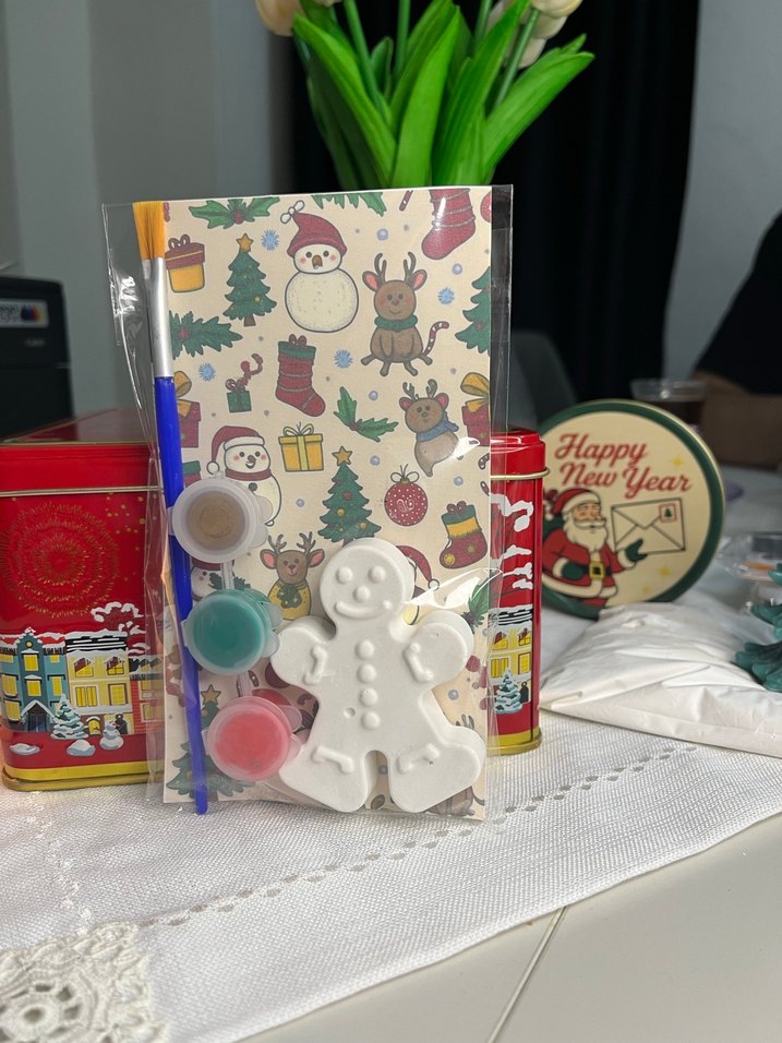 Yılbaşı Temalı Boyama Seti Beyaz Figürlü - Görsel 2