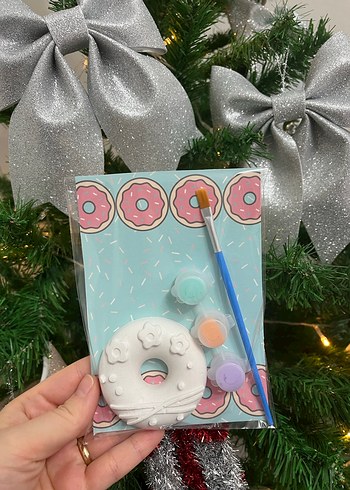 Donut taş boyama çocuk aktivite seti - Görsel 2