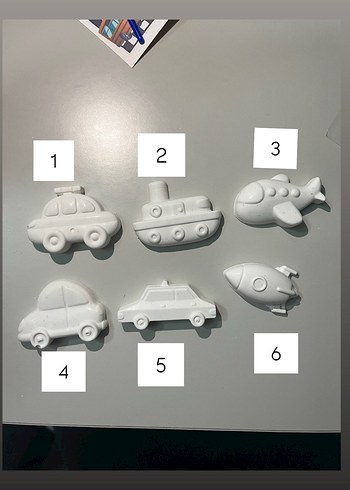 Araç temalı taş boyama seti - Görsel 3