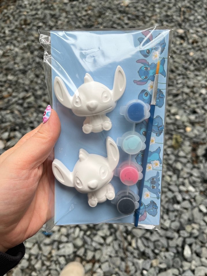 Stitch çocuk taş boyama seti - Görsel 2
