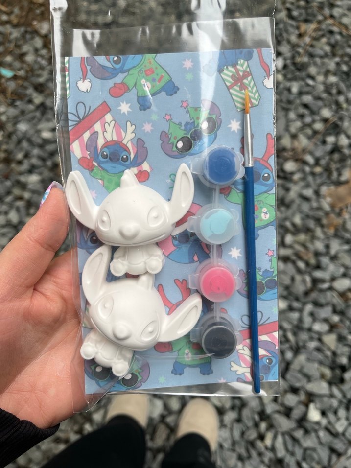 Stitch çocuk taş boyama seti - Görsel 3