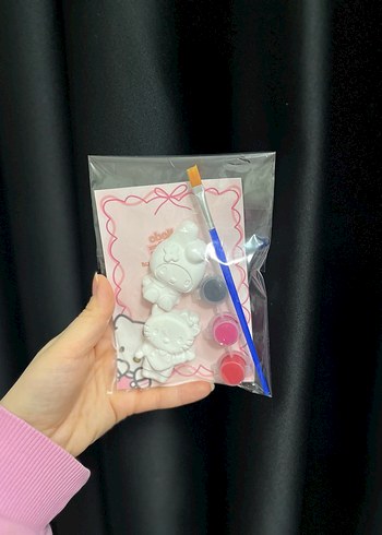 Hello kitty ve melody taş boyama seti