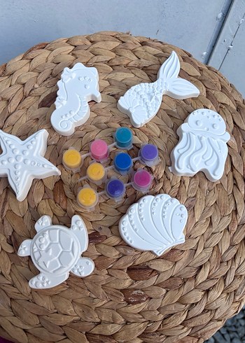 Çocuklar için Deniz Temalı Boyama Seti - Görsel 2