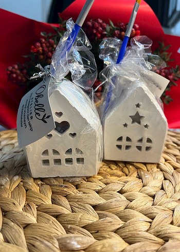 Taş ev boyama seti - Görsel 2