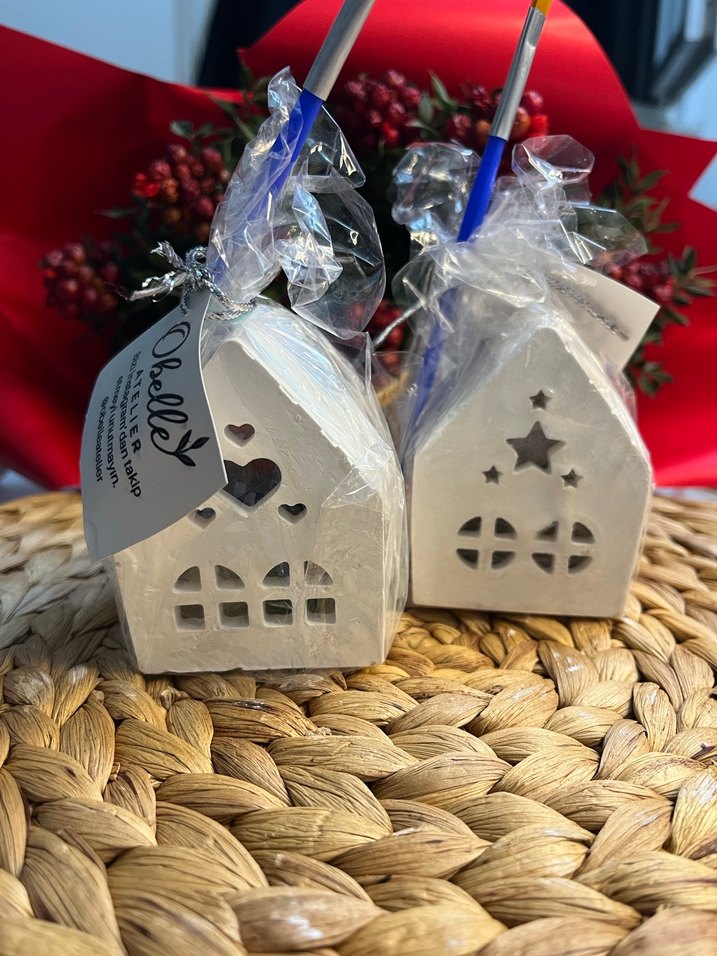 Taş ev boyama seti - Görsel 2