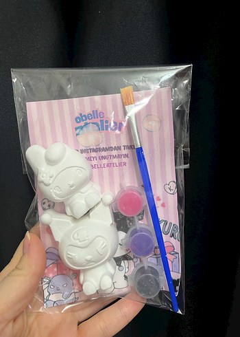 Kuromi ve melody boyama seti