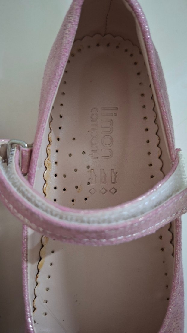 Kız Çocuk Parlak Pembe Tokalı Babet - Görsel 2