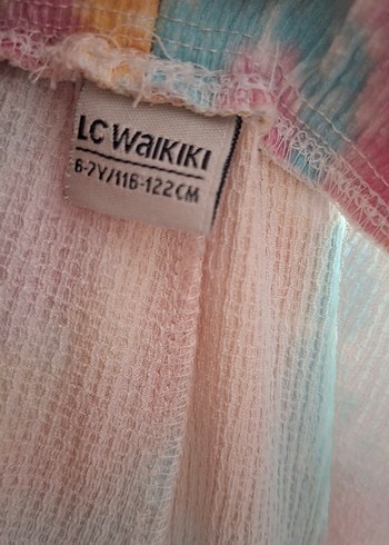 LC Waikiki çocuk Çok Renkli Piliseli Tie-Dye Kumaş Pantolon