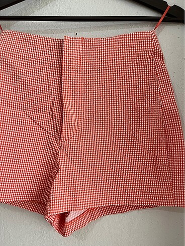 Zara Zara Pötikareli Mini Şort