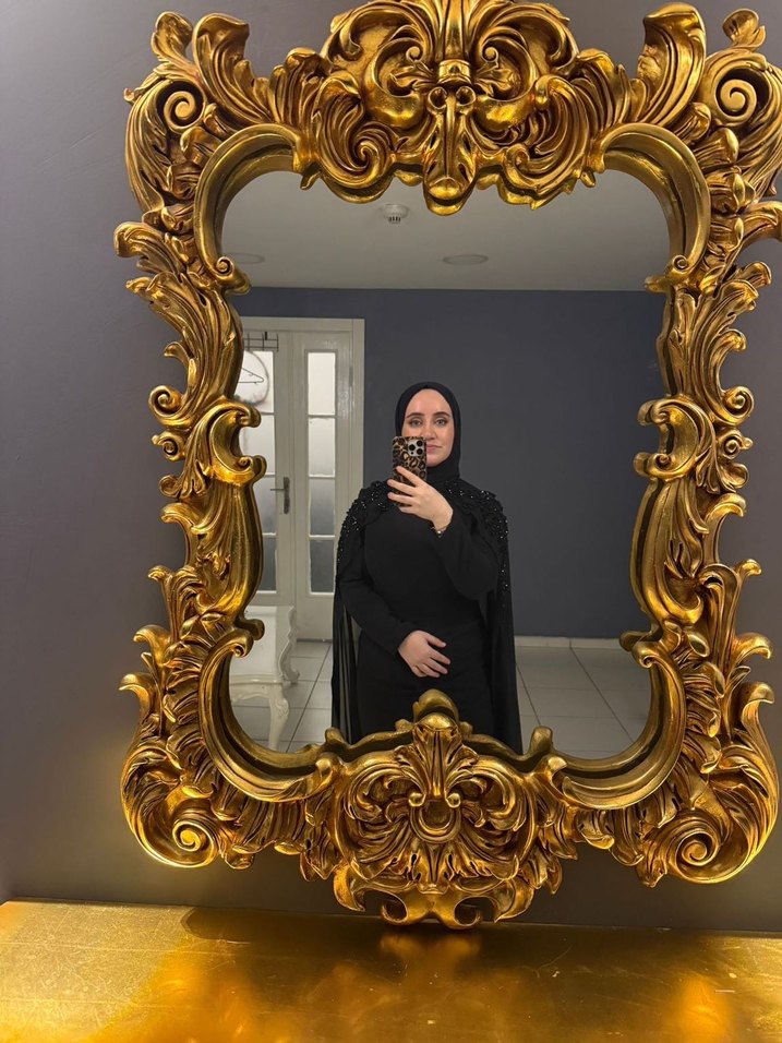 Uzun Siyah Gotik Drape Detaylı Kadın Elbisesi - Görsel 3