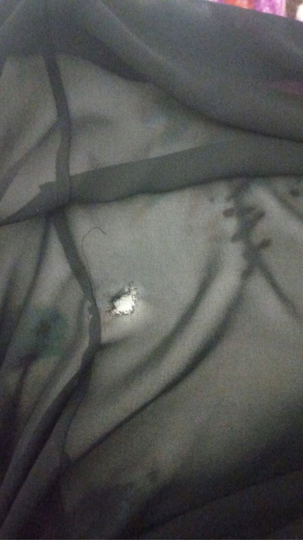 Uzun Siyah Gotik Drape Detaylı Kadın Elbisesi - Görsel 4