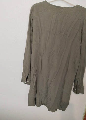 Kadın  Uzun Kollu Düğmeli Tunik - Görsel 2