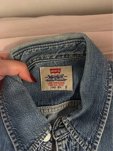 s Beden Levis denim gömlek unisex