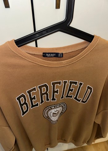 Diğer Kahverengi Baskılı Sweatshirt