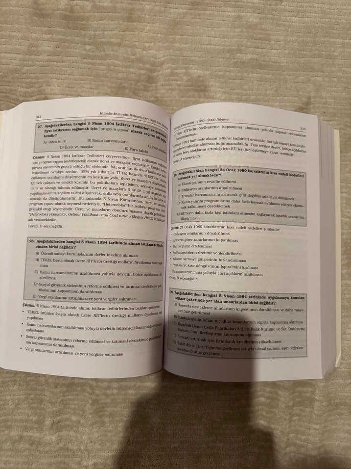 Mutadis Mutandis İktisatta Son Beşli Soru Bankası - Görsel 3